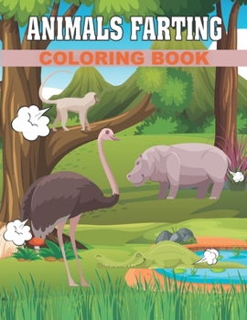 Paperback 50 Animals farting Coloring Book