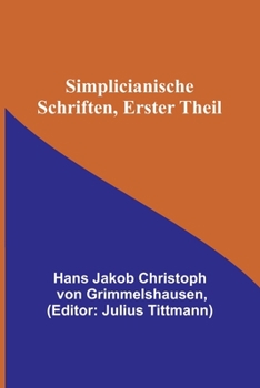 Paperback Simplicianische Schriften, Erster Theil [German] Book