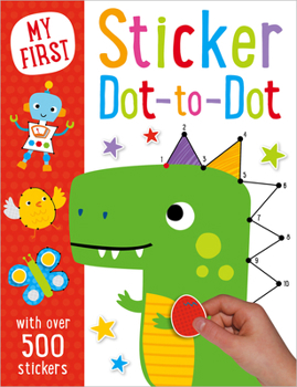 Paperback My First Sticker Dot-To-Dot Book