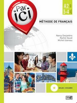 Paperback Par ici : méthode de français : niveaux 3-4 (2 CD) [French] Book