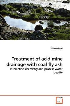 Paperback Treatment of acid mine drainage with coal fly ash Book