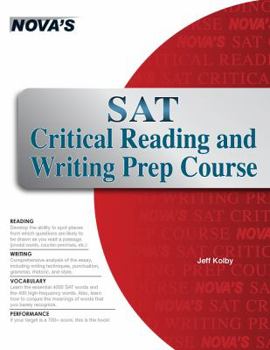 Paperback SAT Critical Reading and Writing Prep Course Book