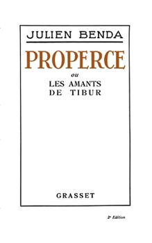 Paperback Properce Ou Les Amants de Tibur [French] Book