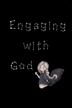 Engaging With God: Travel Size 2-Way Dialog Journal Diary Notebook for Creative Recording and Doodling Keepsake of Daily Time with God and Ascension, Girl Holding Planet