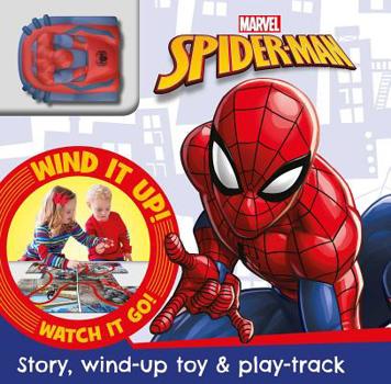 Board book Marvel Spider-Man: Busy Board with Wind-Up Car & Track [With Toy] Book