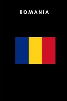 Paperback Romania: Country Flag A5 Notebook to write in with 120 pages Book
