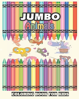 Paperback Jumbo Animals Coloring Book For Kids Book