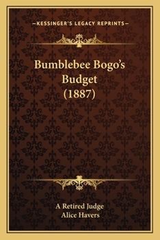 Bumblebee Bogo's Budget 1887 [Leather Bound]