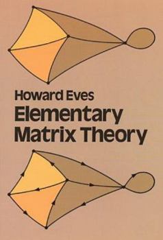 Paperback Elementary Matrix Theory Book