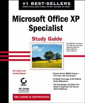 Hardcover MS Office XP Specialist Study Guide Book