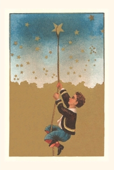 Paperback Vintage Journal Boy Hanging on a Star Book