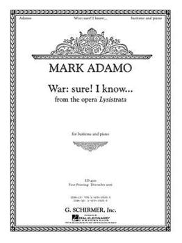 Paperback War: Sure. I Know... from the Opera Lysistrata: Baritone Book
