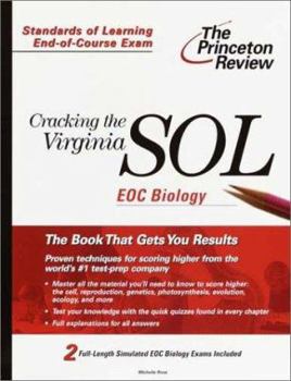 Paperback Cracking the Virginia SOL EOC Biology Book