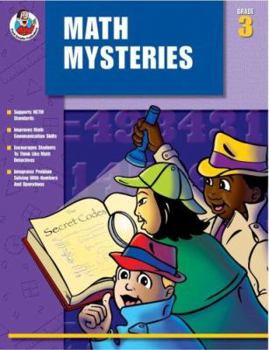 Paperback Math Mysteries, Grade 3 Book