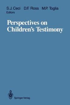 Paperback Perspectives on Children's Testimony Book
