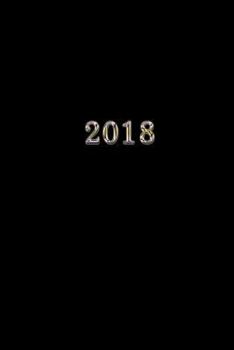 Paperback 2018: Kalender/Agenda: 1 week op 2 pagina's, Formaat ca. A5, Kaft zwart [Dutch] Book