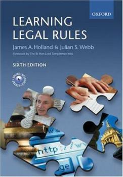 Paperback Learning Legal Rules: A Student's Guide to Legal Method and Reasoning Book