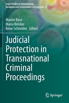 Paperback Judicial Protection in Transnational Criminal Proceedings Book