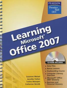Spiral-bound Learning Microsoft Office 2007 [With CDROM] Book