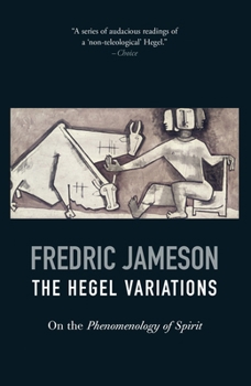 Paperback The Hegel Variations: On the Phenomenology of Spirit Book
