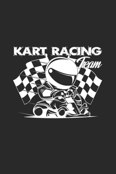 Kart racing team: 6x9 Kart Racing | dotgrid | dot grid paper | notebook | notes