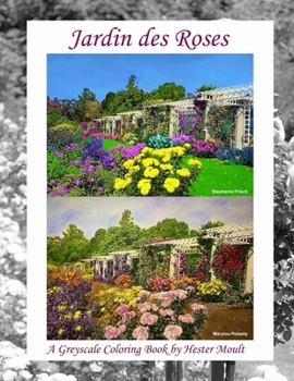 Paperback Jardin des Roses: A Greyscale Coloring Book