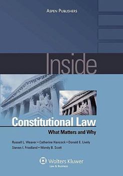Paperback Inside Constitutional Law: What Matters and Why Book