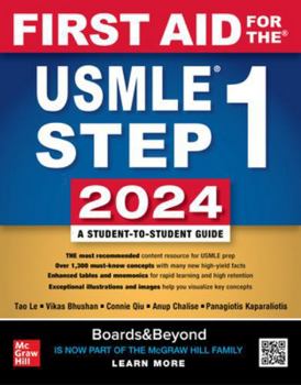 Paperback First Aid for the USMLE Step 1 2024 Book