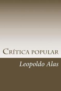 Paperback Crítica popular [Spanish] Book