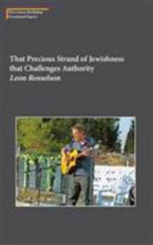 Paperback That Precious Strand of Jewishness That Challenges Authority Book