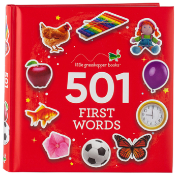 Hardcover 501 First Words (Treasury) Book