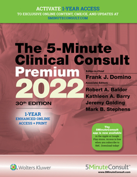 Hardcover 5-Minute Clinical Consult 2022 Premium Book