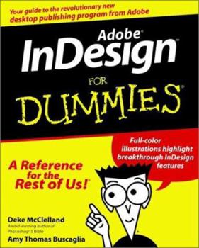 Paperback Adobe InDesign for Dummies Book