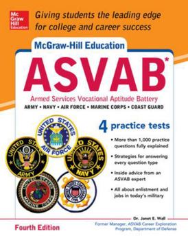 Paperback McGraw-Hill Education Asvab, Fourth Edition Book