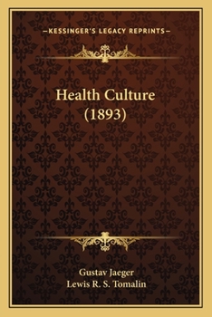Paperback Health Culture (1893) Book