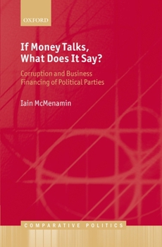 Hardcover If Money Talks, What Does It Say?: Corruption and Business Financing of Political Parties Book