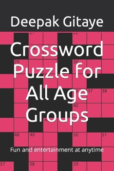 Paperback Crossword Puzzle for All Age Groups: Fun and entertainment at anytime Book