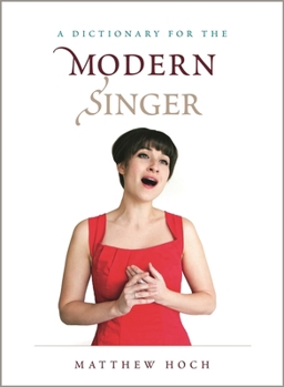 Paperback Dictionary for the Modern Singer Book