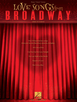 Paperback Love Songs from Broadway: 1980s to Today Book
