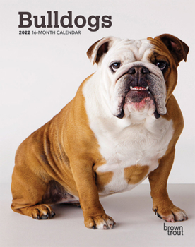 Bulldogs 2022 6 x 7.75 Inch Spiral-Bound Wire-O Weekly Engagement Planner Calendar | New Full-Color Image Every Week | Animals Dog Breeds Pets
