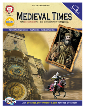 Paperback Medieval Times, Grades 5 - 8 Book