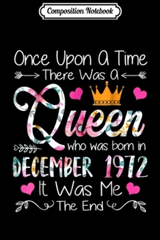 Paperback Composition Notebook: 46th Birthday Queen in December 1972 Queen Birthday Journal/Notebook Blank Lined Ruled 6x9 100 Pages Book