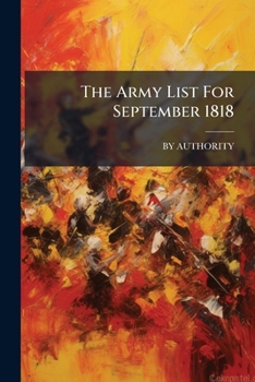 The Army List For September 1818