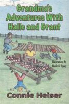 Paperback Grandma's Adventures with Halle and Grant [Large Print] Book