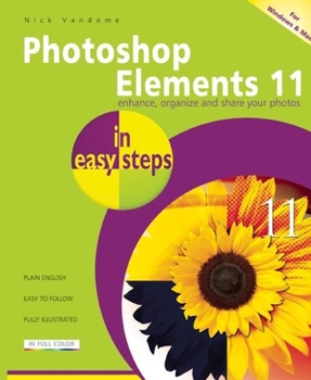 Paperback Photoshop Elements 11 in Easy Steps Book