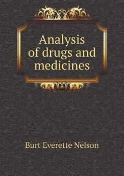 Paperback Analysis of drugs and medicines Book