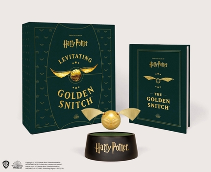 Hardcover Harry Potter Levitating Golden Snitch Book