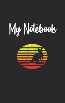 Paperback My Notebook: Wallaby Retro And Vintage Style 100 Pages And Lined Book