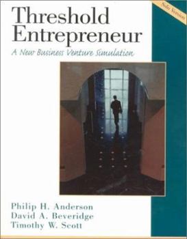Paperback Threshold Entrepreneur: A New Business Venture Simulation: Solo Version [With Disk] Book