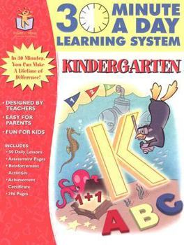 Paperback 30 Minute a Day Learning System: Kindergarten Book
